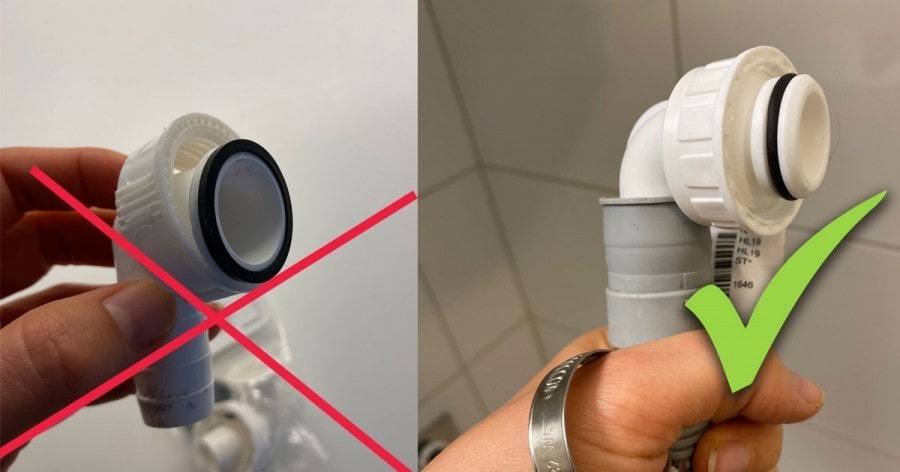 Adaptateur Y Pour Double Évacuation Lave-Linge - Raccord 40 Mm Avec Joint Étanche - Montage Facile