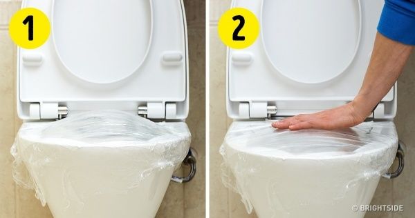 Comment déboucher vos toilettes avec du cellophane ? - Vidéo