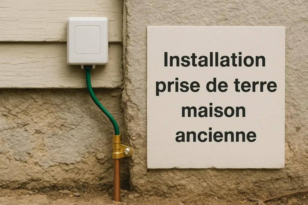installation prise de terre maison ancienne