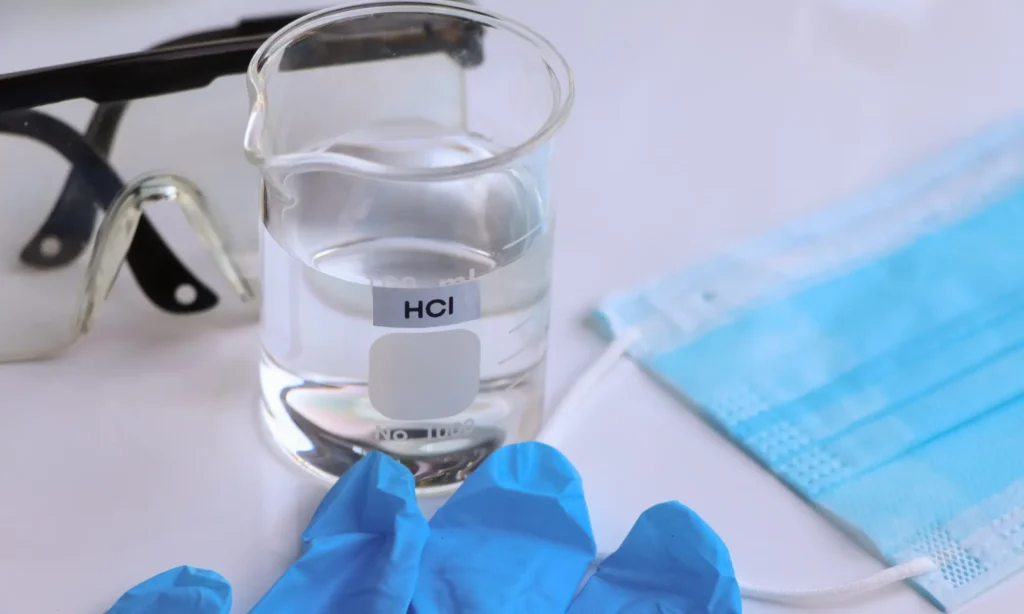quantité d’acide chlorhydrique