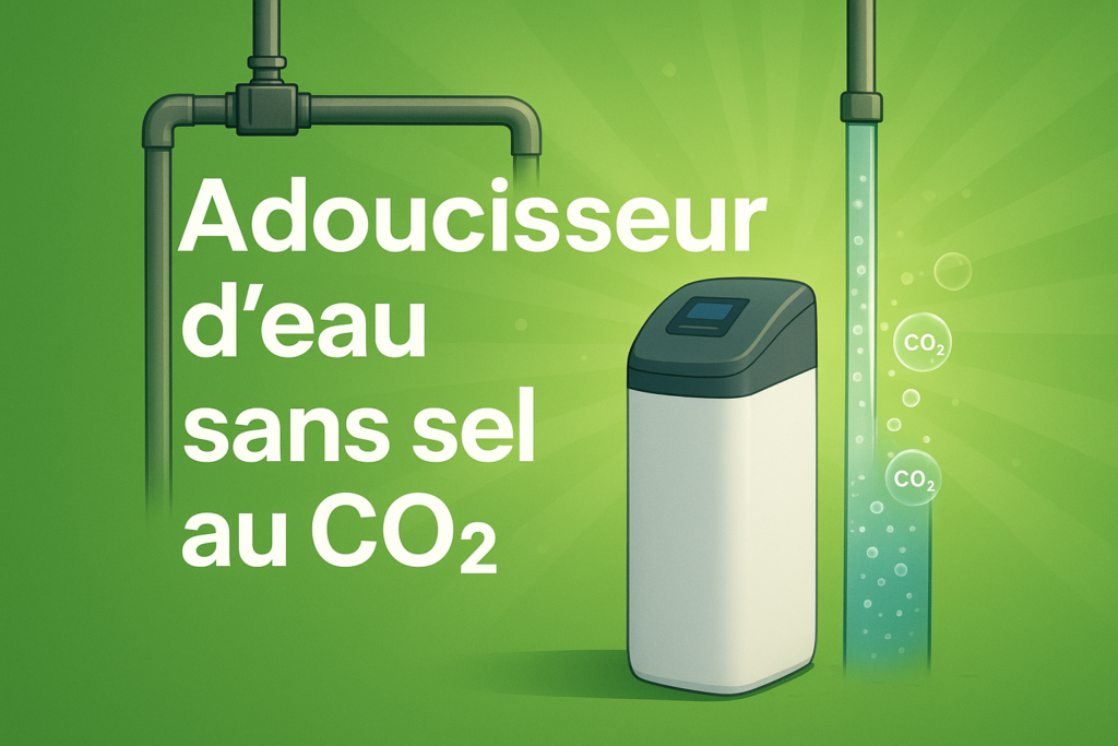 adoucisseur d'eau sans sel au CO₂ connecté écologique