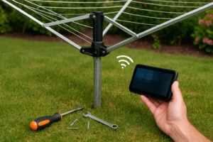 réparer un séchoir parapluie