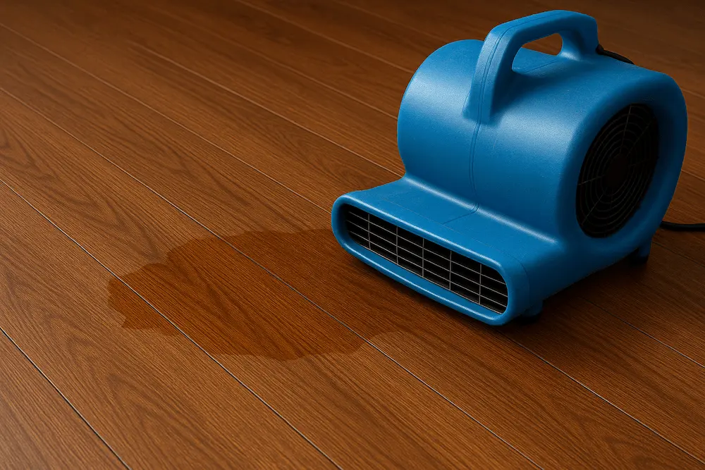 temps de séchage parquet stratifié après dégât des eaux