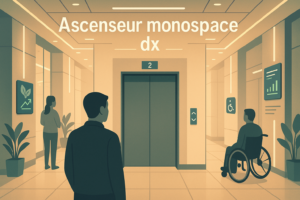 ascenseur monospace DX design moderne connecté