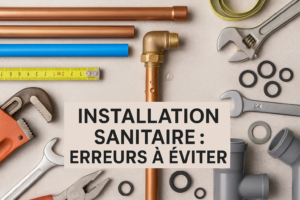 erreurs installation sanitaire plomberie tuyaux joints