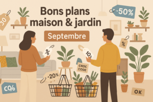 Bons plans boutique Idmarket septembre 2025 salon déco jardin