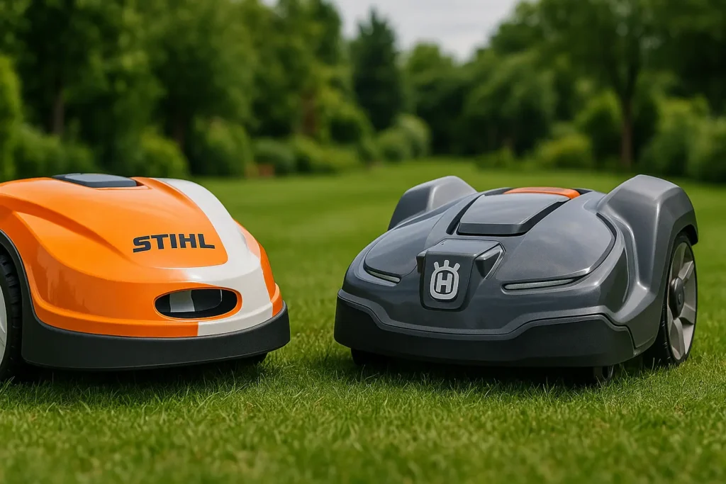 robot tondeuse stihl ou husqvarna