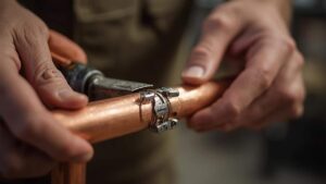 Les 5 étapes pour réparer un tuyau en cuivre sans soudure