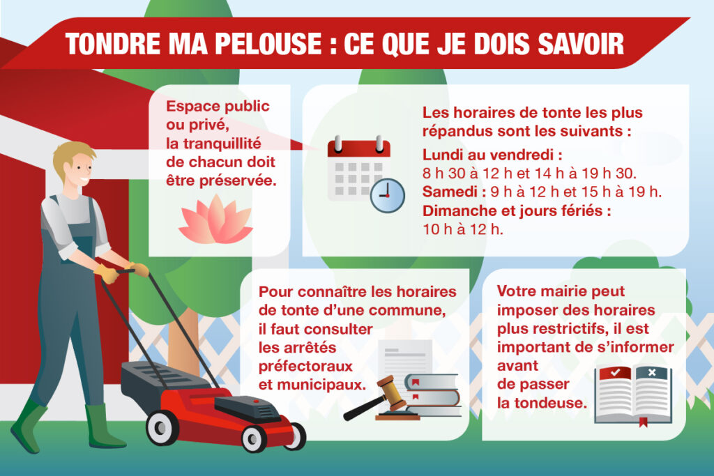Les horaires de tonte sont ils les mêmes dans toutes les communes