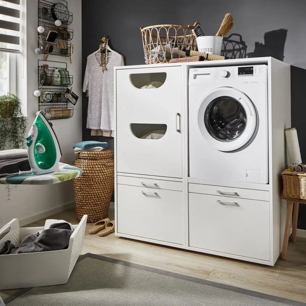 Quelle hauteur totale si on empile un sèche linge sur une machine à laver
