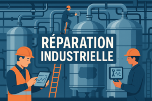 Réparation industrielle avec maintenance prédictive et réparation composite sur tuyauteries et cuves