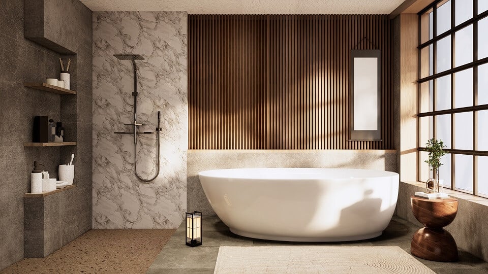 Quels revêtements permettent d’obtenir un style moderne ou décoratif dans la salle de bain