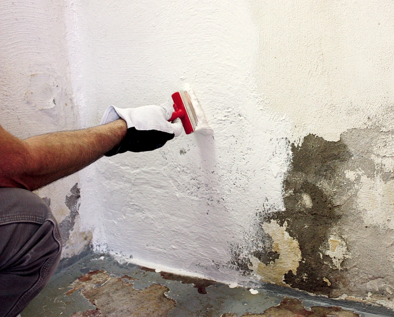 protéger un angle de mur touché par une infiltration d’eau