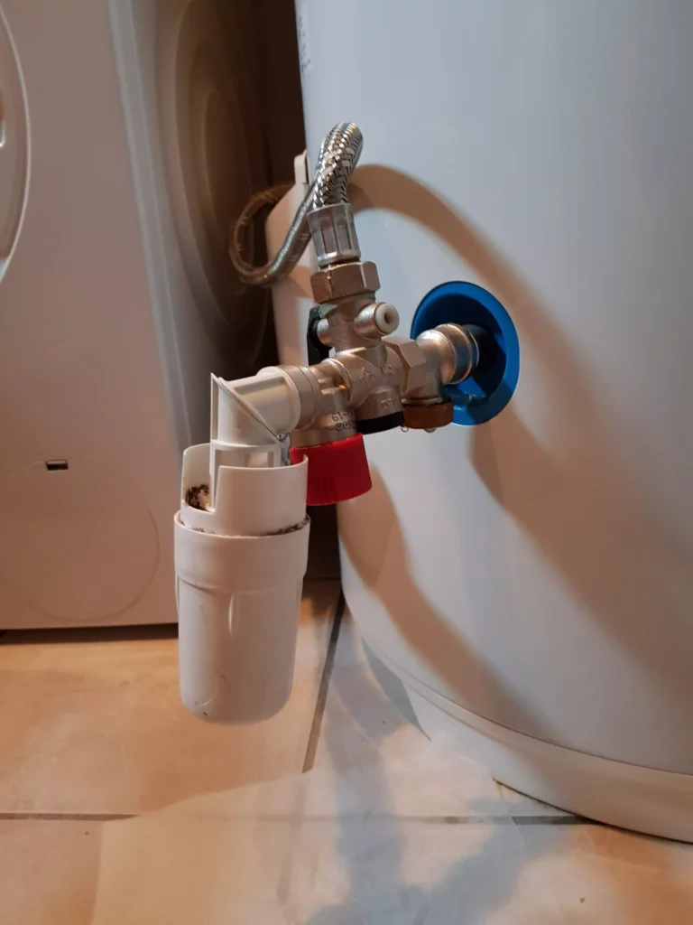 installation du chauffe eau