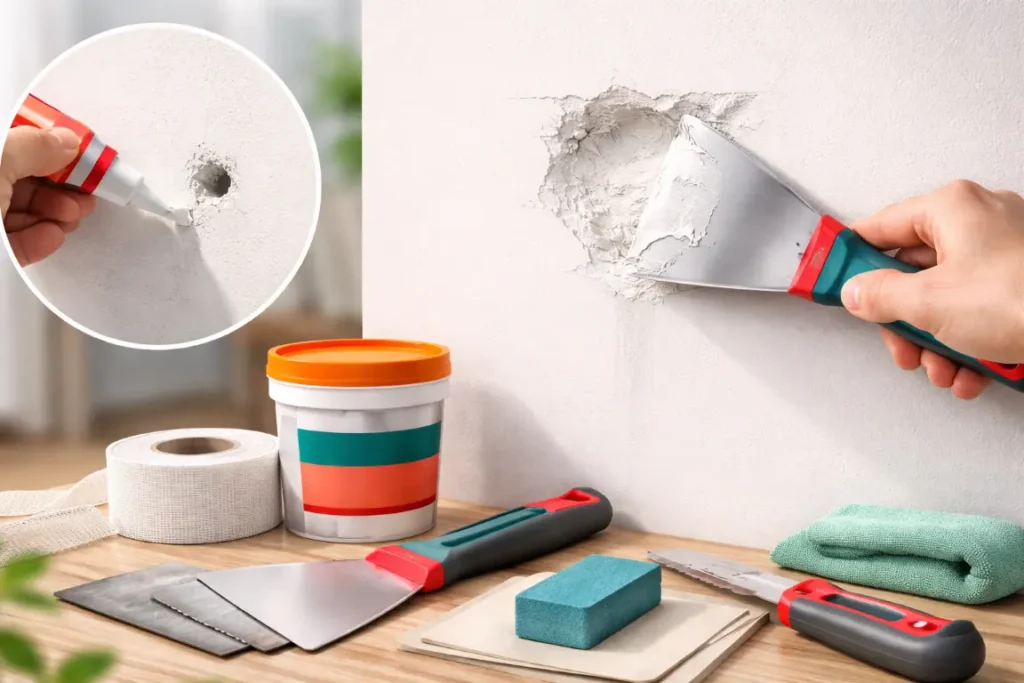 Comment reboucher les trous dans un mur efficacement