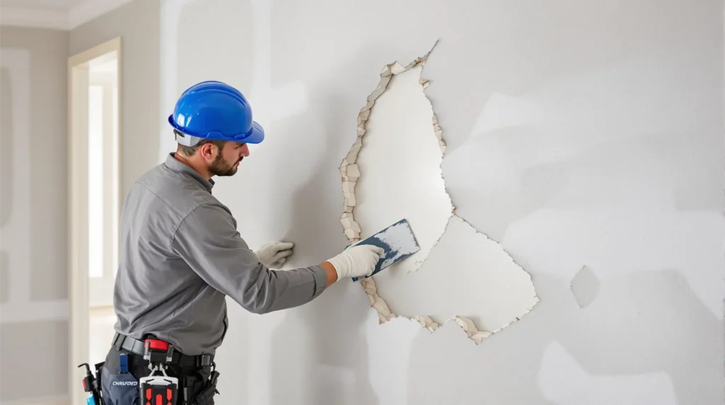 Peut on peindre directement après avoir rebouché un trou