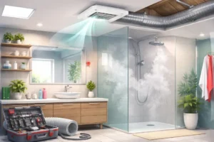 installer une VMC dans la salle de bain