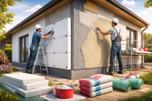 prix au m² pour une isolation extérieure avec crépi