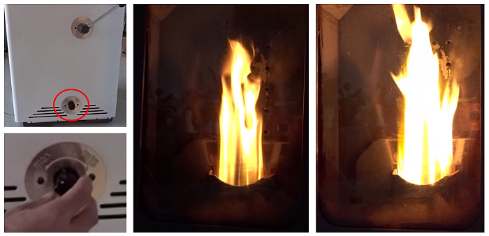 Comment doit être la flamme d'un poêle à granulés